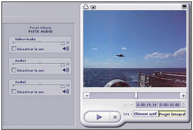 ARCSOFT SHOWBIZ DVD 2.1 - RéGLAGES DE SON POUR LE PROJET - 1