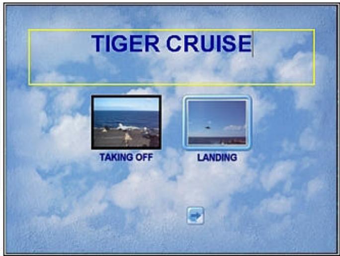 ARCSOFT SHOWBIZ DVD 2.1 - PERSONALISATION DU TEXTE DU MENU - 2