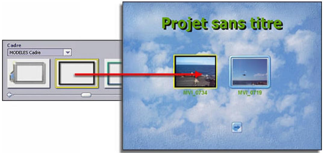 ARCSOFT SHOWBIZ DVD 2.1 - CHOIX DES CADRES DES BOUTONS DE CHAPITRE - 1