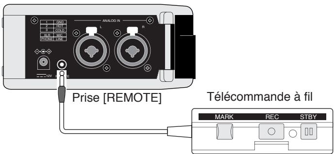 FOSTEX FR-2LE - Branchement de la télécommande - 1