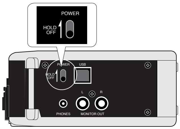 FOSTEX FR-2LE - Mise sous tension - 1