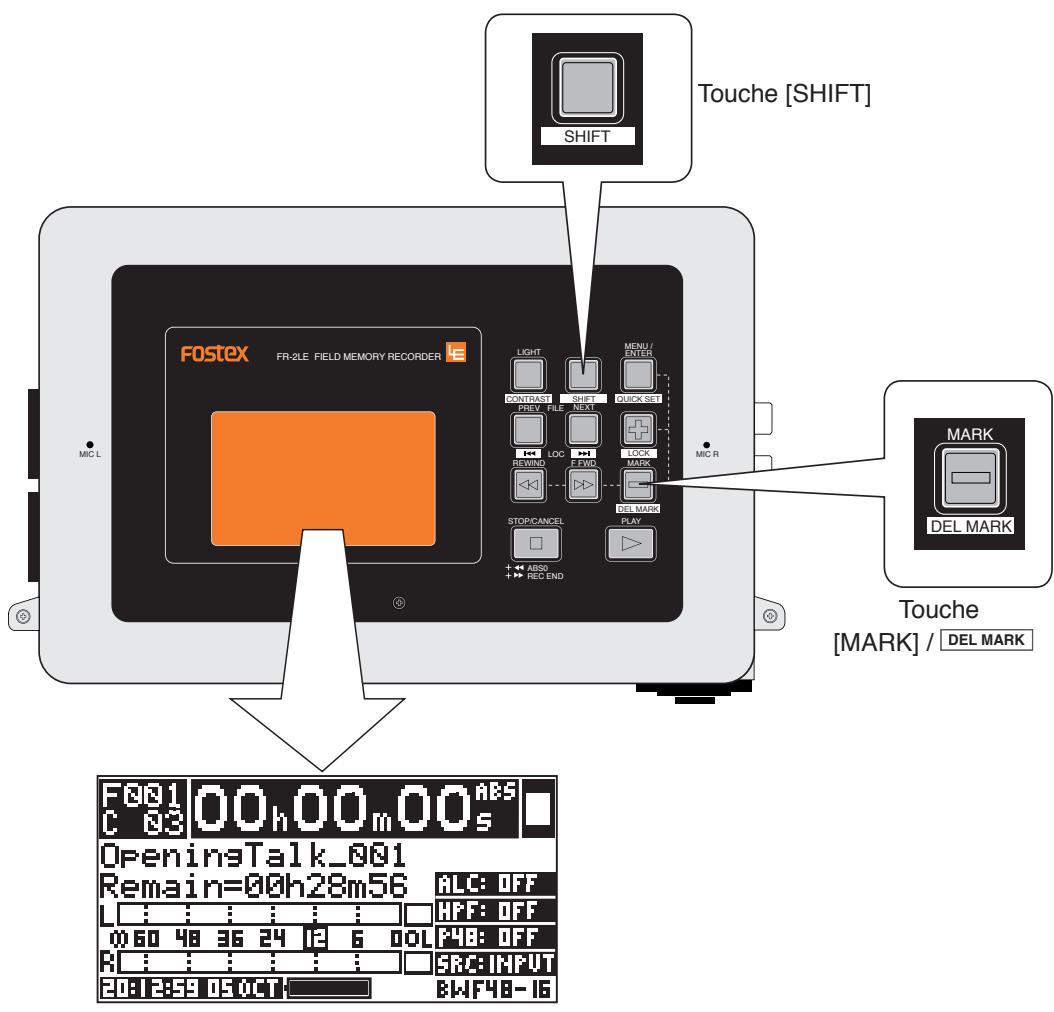 FOSTEX FR-2LE - Suppression d'un point de cue en temps réel - 1