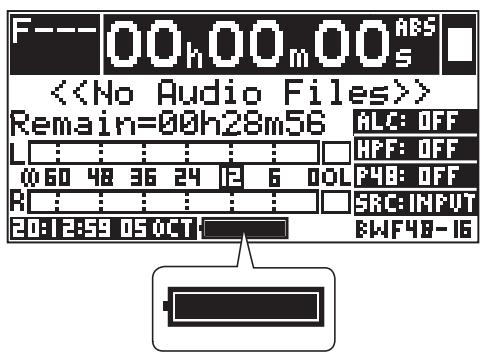 FOSTEX FR-2LE - Indicateur de niveau de piles - 1