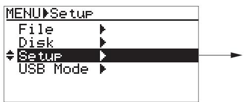 FOSTEX FR-2LE - Réinitialisation des valeurs du menu setup (initial setup) - 1