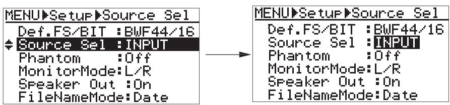 FOSTEX FR-2LE - Réglage du format d'enregistrement par défaut (def. fs/bit) - 4