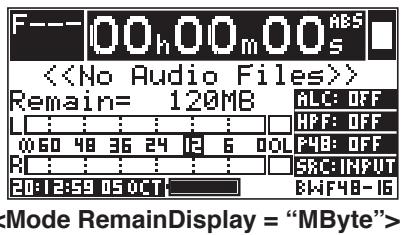FOSTEX FR-2LE - 4) Appuyez sur [stop/cancel] pour sortir du mode MENU. - 1