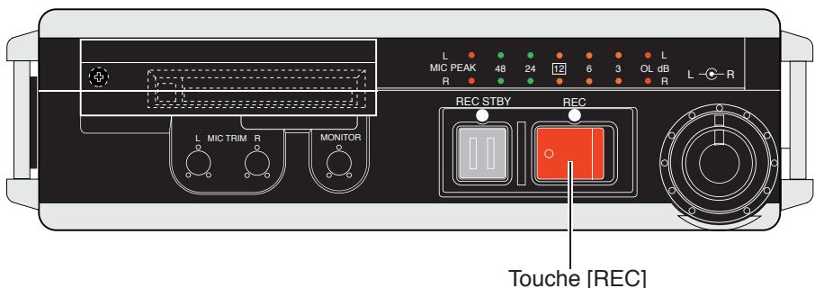 FOSTEX FR-2LE - Lancement de l'enregistrement - 2