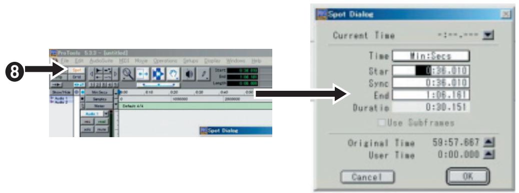 FOSTEX FR-2LE - Exemple d'exportation de données audio vers pro tools - 6