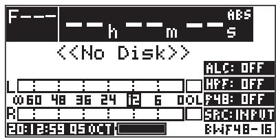 FOSTEX FR-2LE - En l'absence de carte mémoire - 1