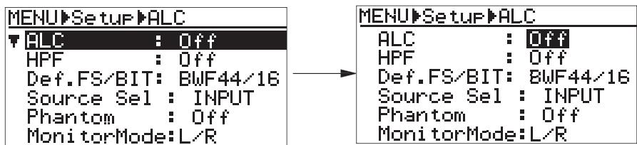 FOSTEX FR-2LE - Activation/désactivation de l'ALC et du limiteur - 2