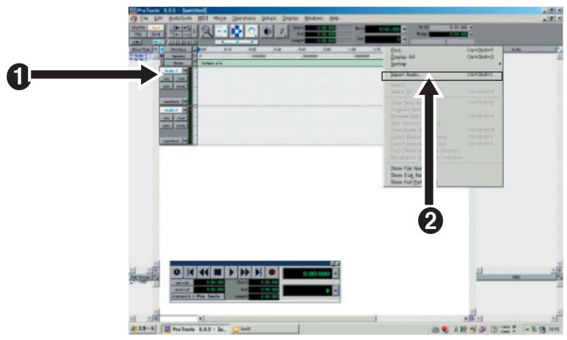 FOSTEX FR-2LE - Exemple d'exportation de données audio vers pro tools - 1