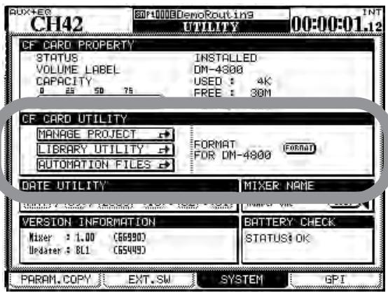 TASCAM DM-4800 - Formatage d'une nouvelle carte - 1
