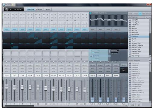 PRESONUS STUDIOLIVE 24.4.2 - Chargement d'un preset d'égalisation graphique (GEQ) - 1