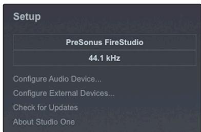 PRESONUS STUDIOLIVE 24.4.2 - Activation du pilote audio - 1
