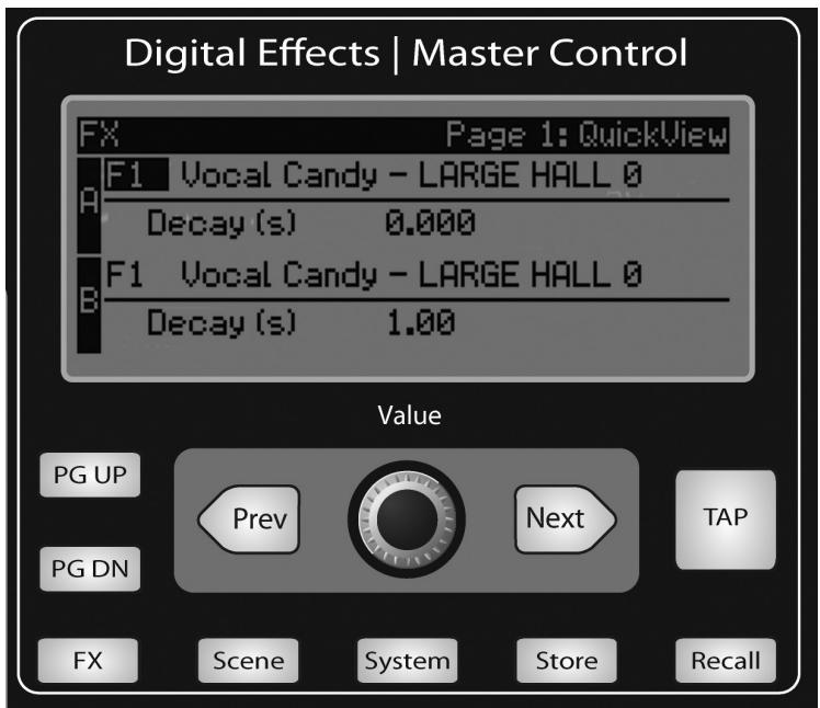PRESONUS STUDIOLIVE 24.4.2 - Effets numériques | contrôle général - 1