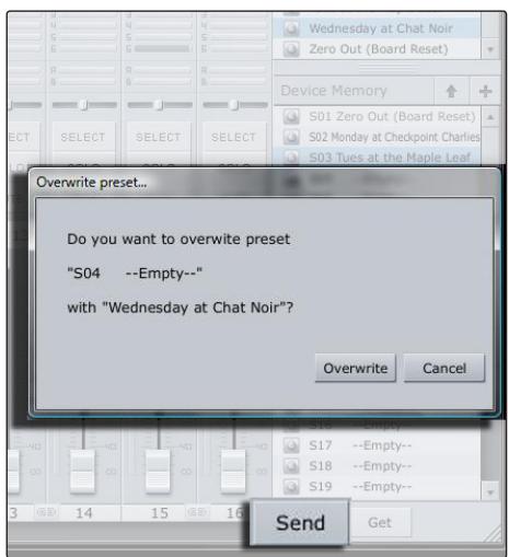 PRESONUS STUDIOLIVE 24.4.2 - Bouton send - 1