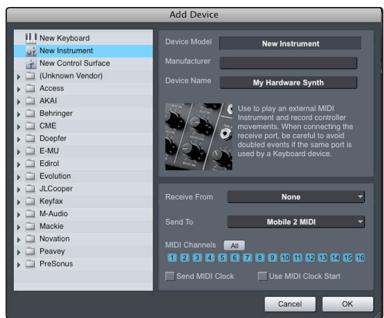 PRESONUS STUDIOLIVE 24.4.2 - Configuration d'un clavier de commande MIDI externe depuis la page de démarrage - 2