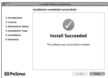 PRESONUS STUDIOLIVE 24.4.2 - Installation sous mac OS x - 2