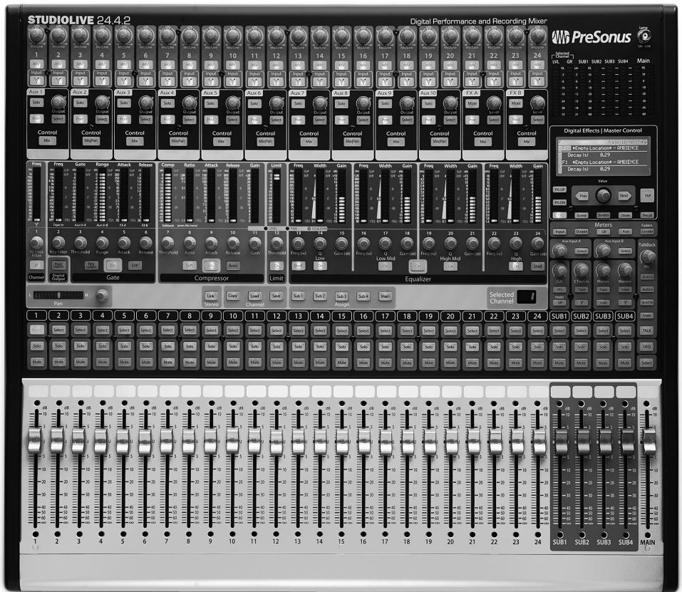 PRESONUS STUDIOLIVE 24.4.2 - Pas de sortie par le bus solo durant l'écoute - 1