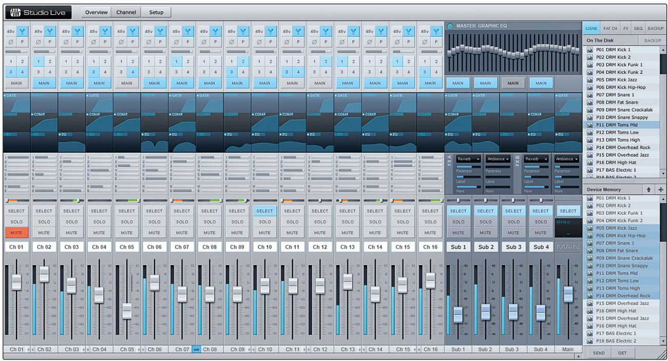 PRESONUS STUDIOLIVE 24.4.2 - VSL : virtual studio live - 1