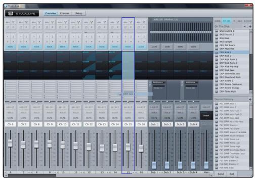 PRESONUS STUDIOLIVE 24.4.2 - Chargement d'un preset de fat channel entier - 1