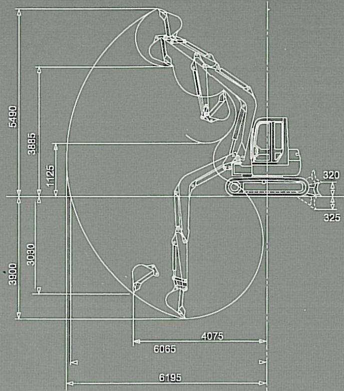 TAKEUCHI TB 153 FR - Dimensions - 1