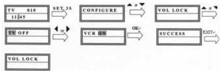 VIVANCO UR 850 LCD UNIVERSAL CONTROLLER - Set priority volume control - 1