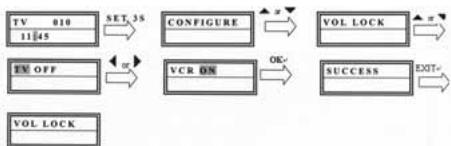 VIVANCO UR 850 LCD UNIVERSAL CONTROLLER - Preferenza di regolazione del volume - 1