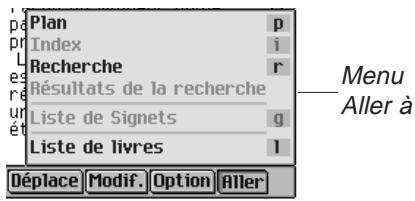 FRANKLIN EBM911 - Menu Aller à - 1