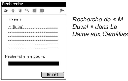 FRANKLIN EBM911 - Recherche par entree de mots - 1