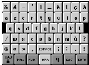FRANKLIN EBM911 - Clavier virtuel - 1