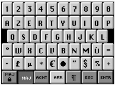 FRANKLIN EBM911 - Clavier virtuel - 2