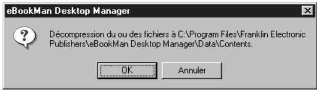 FRANKLIN EBM911 - Pour synchroniser le système d'exploitation et les applications - 3