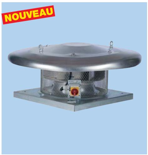 UNELVENT CRHB/T - TOURELLES CENTRIFUGES DE VENTILATION - CONFORT Série CRHB - rejjet horizontal - 1