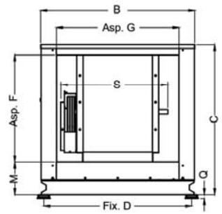 UNELVENT KDTA - KDTR - CAISSONS DE VENTILATION ET DE DESENFUMAGE F400-120 (400°C/2h) Cé Série KDTA - KDTR à transmission - 1