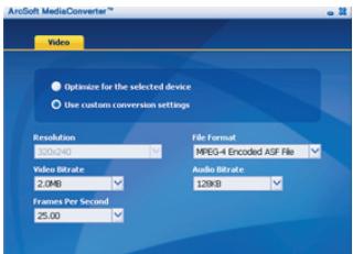 AIPTEK POCKET DV 8800 - Benutzerspezifische Umwandlung - 1