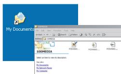AIPTEK POCKET DV 8800 - Double-click on the desired file, and the file will be opened by the program matching the file type. - 1