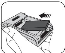 AIPTEK POCKET DV 8800 - Legen Sie die Batterie ein. - 1