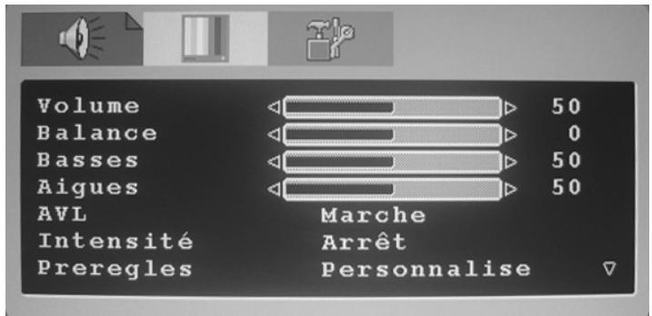 VIEWSONIC NX2240W - Menu principal - 1