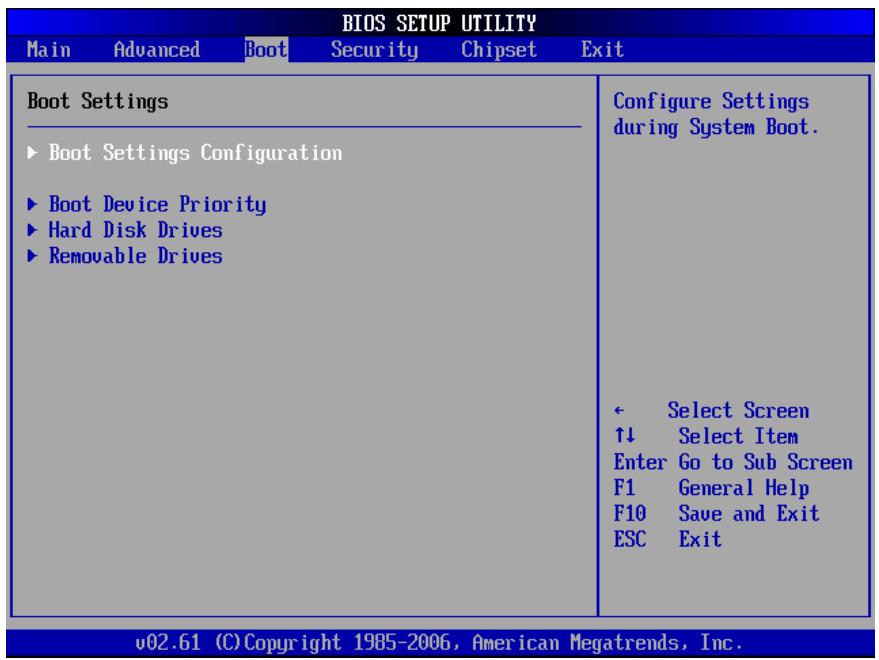 VIEWSONIC VPC100 ALL-IN-ONE - Boot Menu (Menu Amorce) - 1