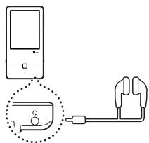 IRIVER E150 - Raccordement des écouteurs au E150 - 1