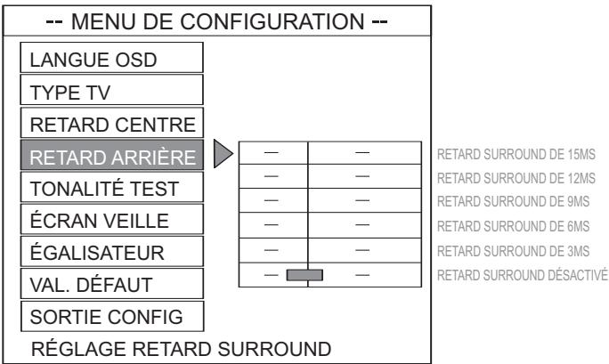 ALTEC LANSING PT8051 - Réglage « retard arrêté - 1