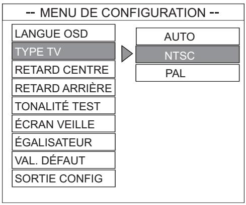 ALTEC LANSING PT8051 - Définition du type de TV - 1