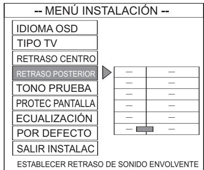 ALTEC LANSING PT8051 - Configuración de retraso posterior - 1