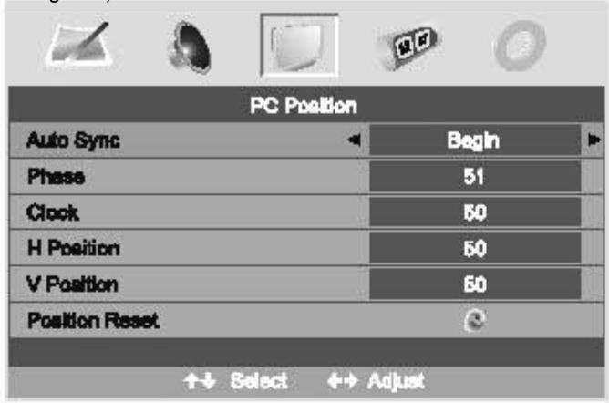 SWEEX TV020 - Options du menu configuration - 6