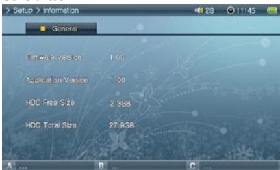 COWON A3 - Informations - 1