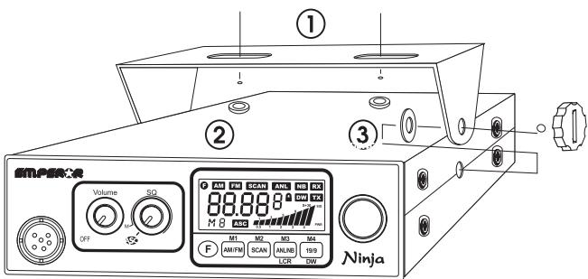 PRESIDENT NINJA - 1) MONTAGE IM AUTO: DER OPTIMALE PLATZ: - 1