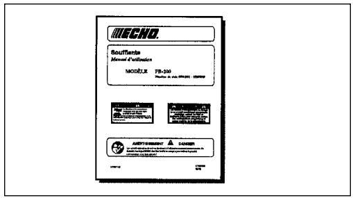 ECHO PB-200 - LE MANUEL D'UTILISATION - 1