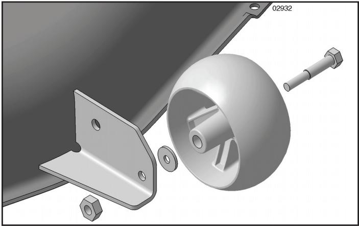 POULAN PRO PB22H54BF - ASSEMBLE FRONT WHEEL TOMOWER (See Fig. 3) - 1