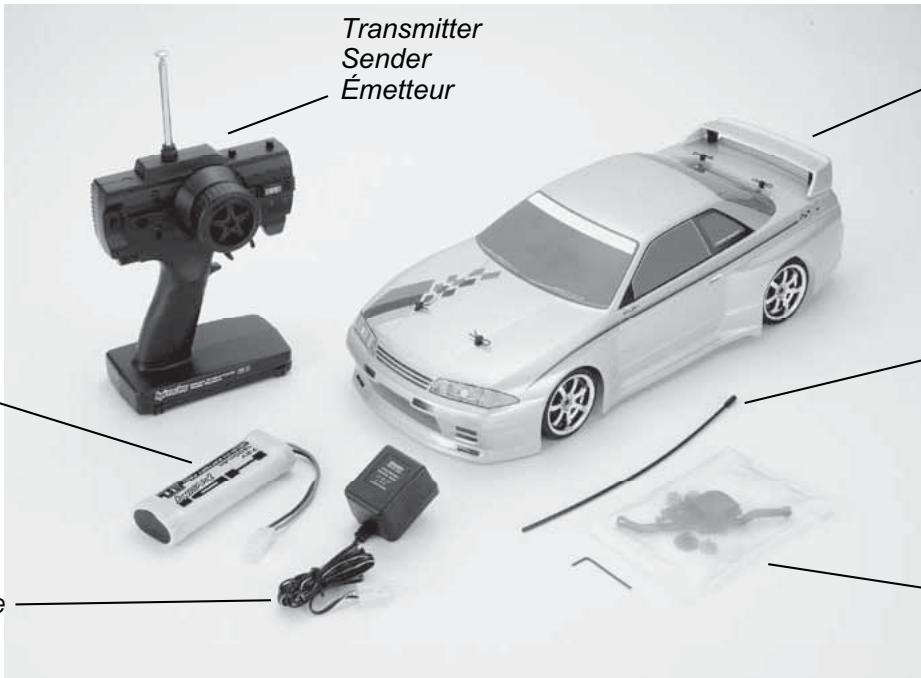 HPI E10 TOURING - Contenu du kit - 1